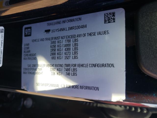 Photo 10 from auction – 2021 CADILLAC ESCALADE E with VIN 1GYS4NKL1MR330484