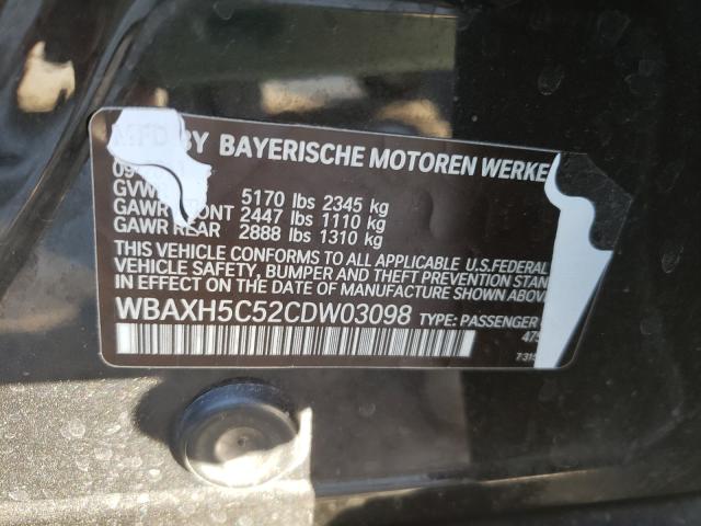 Photo 10 from auction – 2012 BMW 528 XI with VIN WBAXH5C52CDW03098