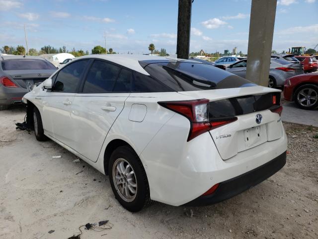 Photo 3 from auction – 2019 TOYOTA PRIUS with VIN JTDKARFU4K3101113