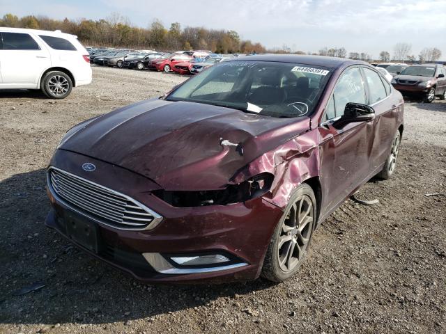Photo 2 from auction – 2017 FORD FUSION SE with VIN 3FA6P0HD0HR245265