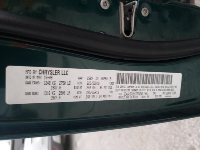 Photo 10 from auction – 2009 DODGE JOURNEY SX with VIN 3D4GH57V89T554346
