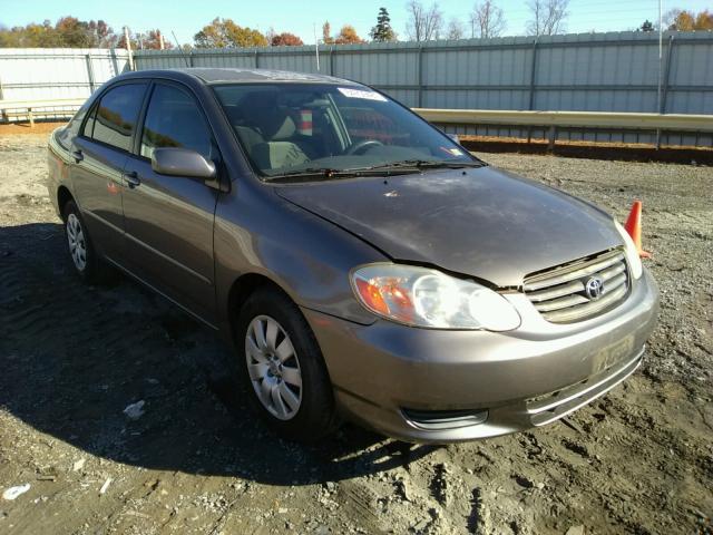 Photo 1 from auction – 2003 TOYOTA COROLLA CE with VIN 1NXBR38EX3Z073885