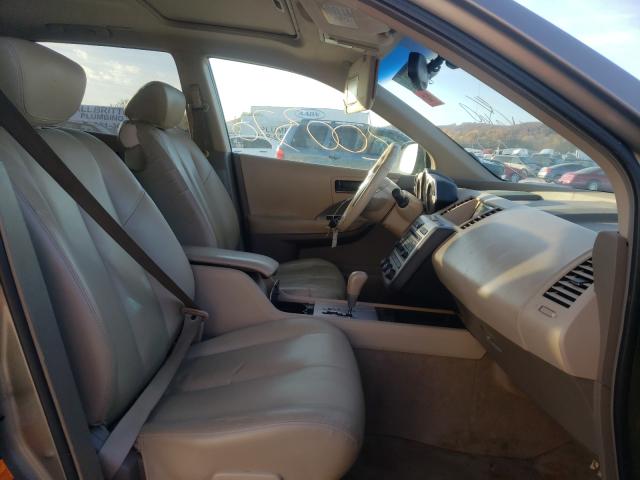 Photo 5 from auction – 2004 NISSAN MURANO SL with VIN JN8AZ08T94W220981