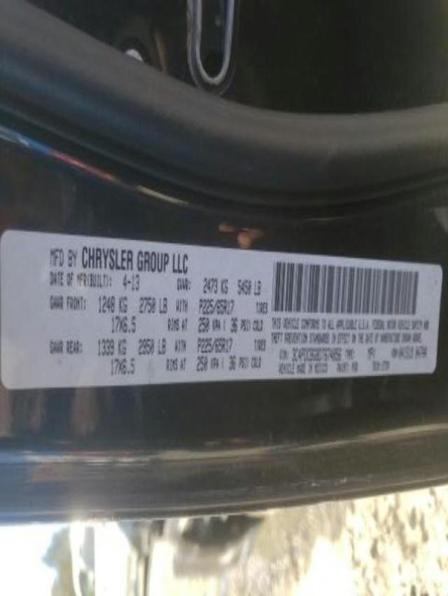 Photo 10 from auction – 2013 DODGE JOURNEY SX with VIN 3C4PDCBG8DT674856