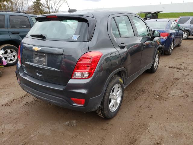 Photo 4 from auction – 2019 CHEVROLET TRAX LS with VIN 3GNCJKSB4KL315420