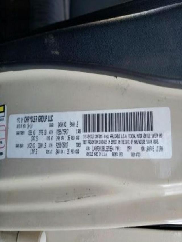 Photo 10 from auction – 2011 JEEP WRANGLER U with VIN 1J4BA3H10BL525964