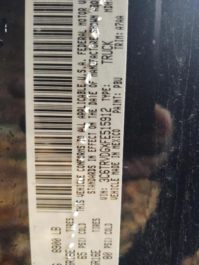 Photo 10 from auction – 2015 RAM PROMASTER with VIN 3C6TRVDGXFE515912