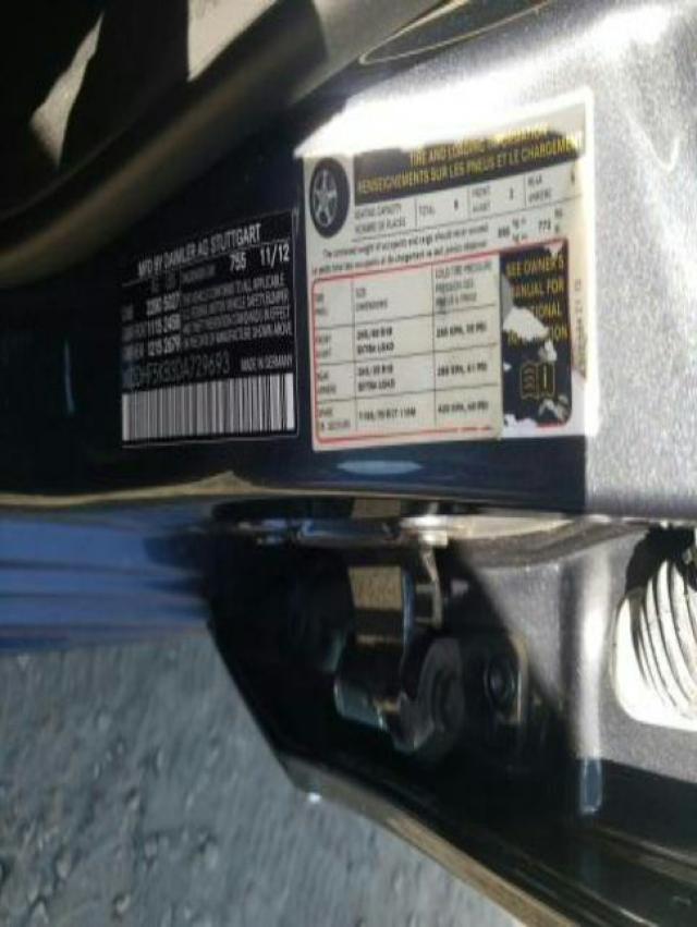 Photo 10 from auction – 2013 MERCEDES-BENZ E 350 with VIN WDDHF5KB3DA729693
