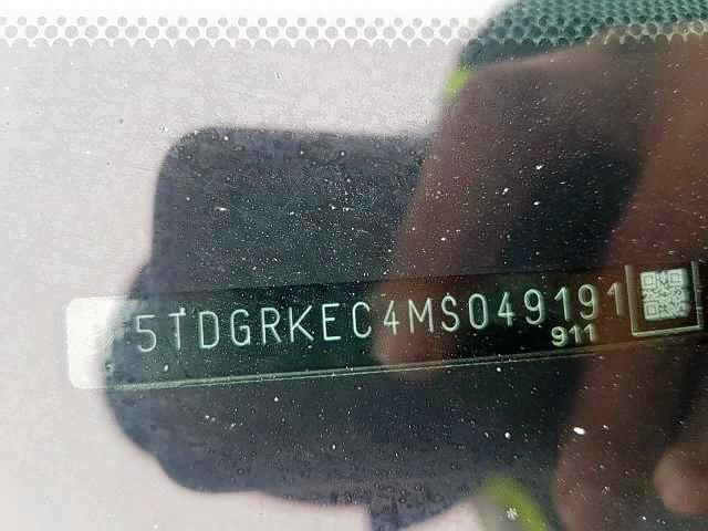 Photo 9 from auction – 2021 TOYOTA SIENNA LE with VIN 5TDGRKEC4MS049191