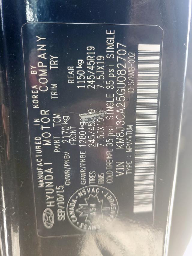 Photo 10 from auction – 2016 HYUNDAI TUCSON LIM with VIN KM8J3CA25GU082707