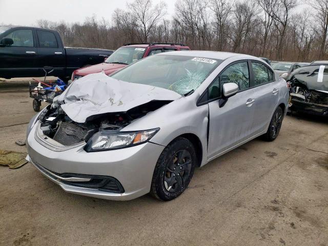 Photo 2 from auction – 2014 HONDA CIVIC LX with VIN 2HGFB2F54EH546680