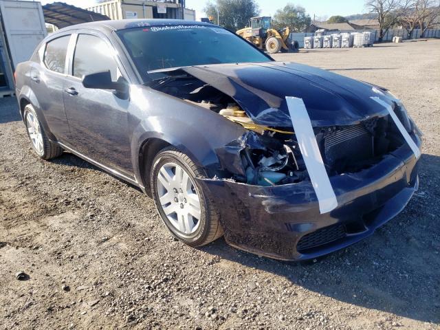 DODGE AVENGER SE 2014 with VIN 1C3CDZAB0EN199345 - Photo from auction
