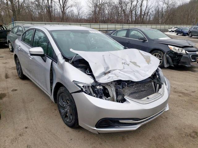HONDA CIVIC LX 2014 with VIN 2HGFB2F54EH546680 - Photo from auction