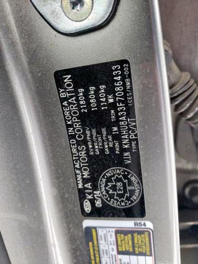 Photo 9 from auction – 2015 KIA RONDO with VIN KNAHU8A33F7086433