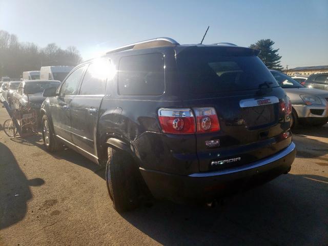 Photo 3 from auction – 2009 GMC ACADIA SLT with VIN 1GKER23D09J154189