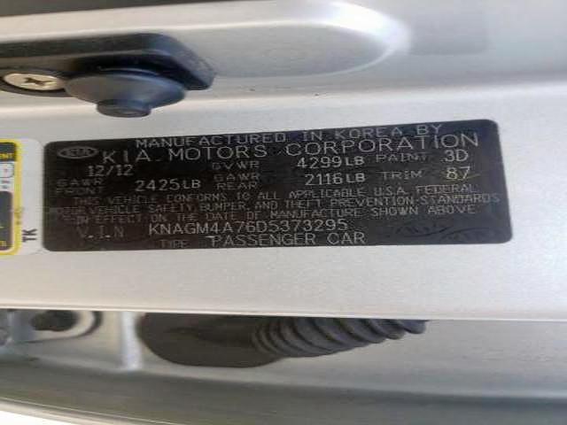 Photo 10 from auction – 2013 KIA OPTIMA LX with VIN KNAGM4A76D5373295