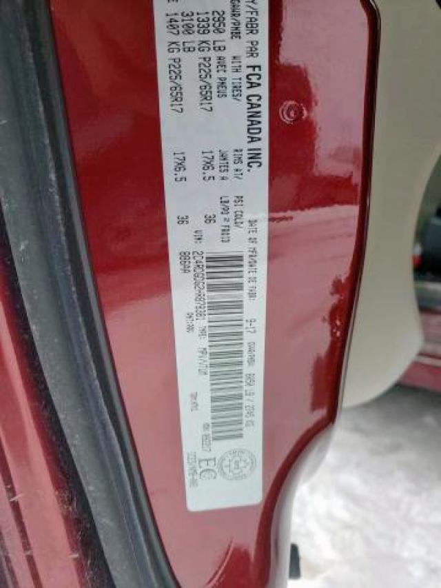 Photo 9 from auction – 2017 DODGE GRAND CARA with VIN 2C4RDGDG2HR878381
