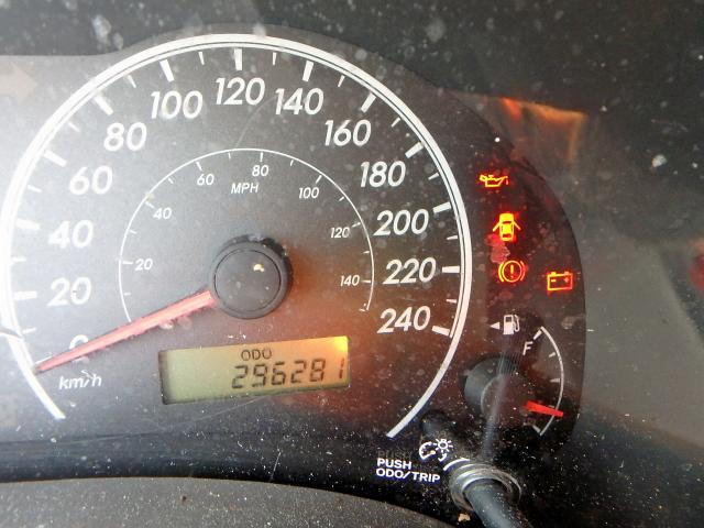 Photo 8 from auction – 2009 TOYOTA COROLLA BA with VIN 2T1BU40E69C012818