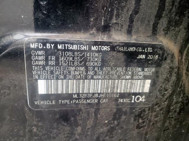 Photo 10 from auction – 2018 MITSUBISHI MIRAGE G4 with VIN ML32F3FJ8JHF10162