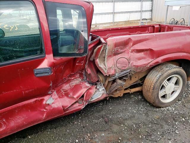 Photo 9 from auction – 1998 CHEVROLET S TRUCK/S1 with VIN 1GCCS19X8W8241070