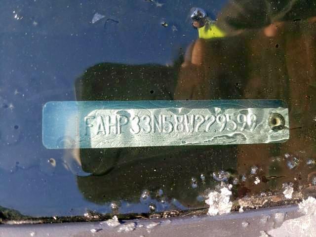 Photo 9 from auction – 2008 FORD FOCUS SE with VIN 1FAHP33N58W229599