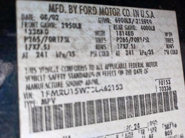 Photo 10 from auction – 2003 FORD EXPEDITION with VIN 1FMRU15W73LA62153