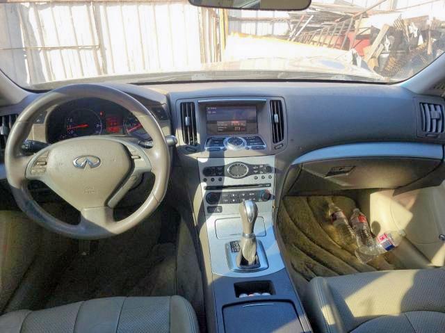 Photo 9 from auction – 2009 INFINITI G37 BASE with VIN JNKCV61E69M011939