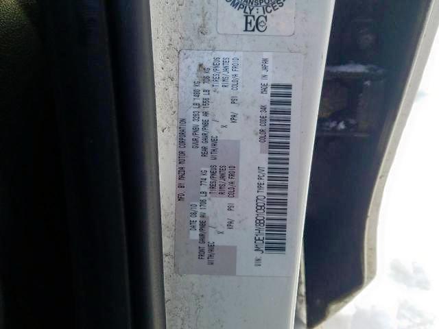 Photo 9 from auction – 2011 MAZDA MAZDA2 with VIN JM1DE1HY8B0109070