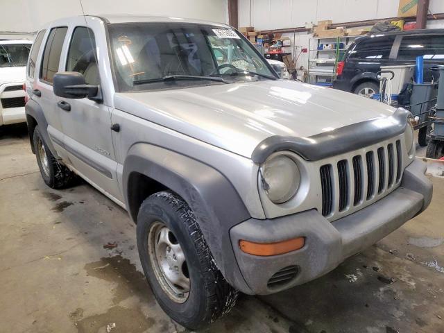 Photo 1 from auction – 2004 JEEP LIBERTY SP with VIN 1J4GL48K74W312834