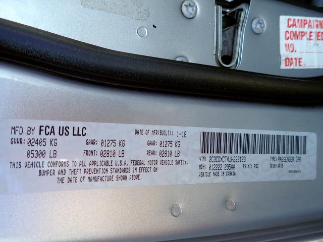 Photo 10 from auction – 2018 DODGE CHARGER R/ with VIN 2C3CDXCT4JH233123