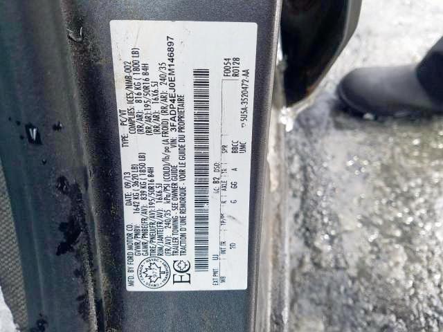 Photo 9 from auction – 2014 FORD FIESTA SE with VIN 3FADP4EJ0EM146897
