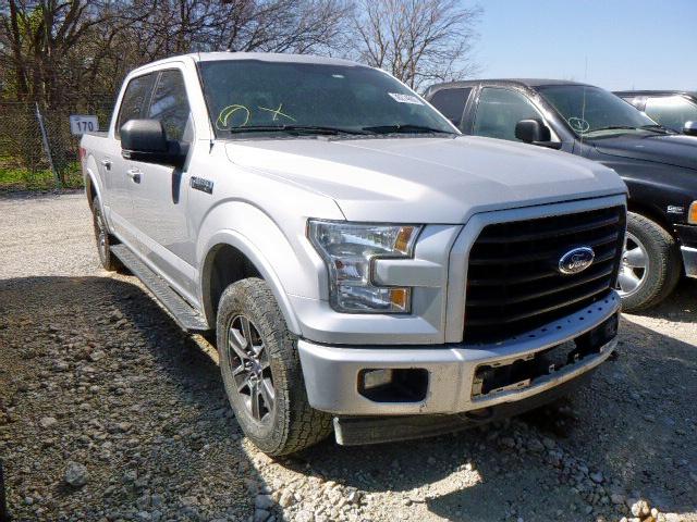 FORD F150 SUPER 2017 with VIN 1FTEW1EFXHKD87373 - Photo from auction