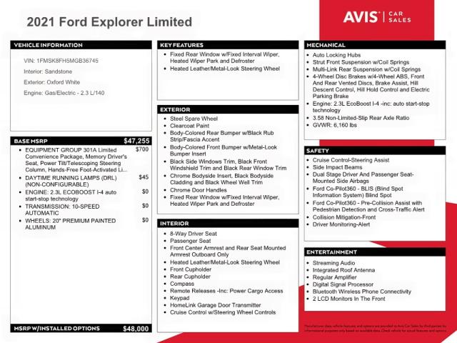 Photo 10 from auction – 2021 FORD EXPLORER L with VIN 1FMSK8FH5MGB36745