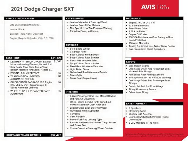 Photo 10 from auction – 2021 DODGE CHARGER SX with VIN 2C3CDXBG3MH642304