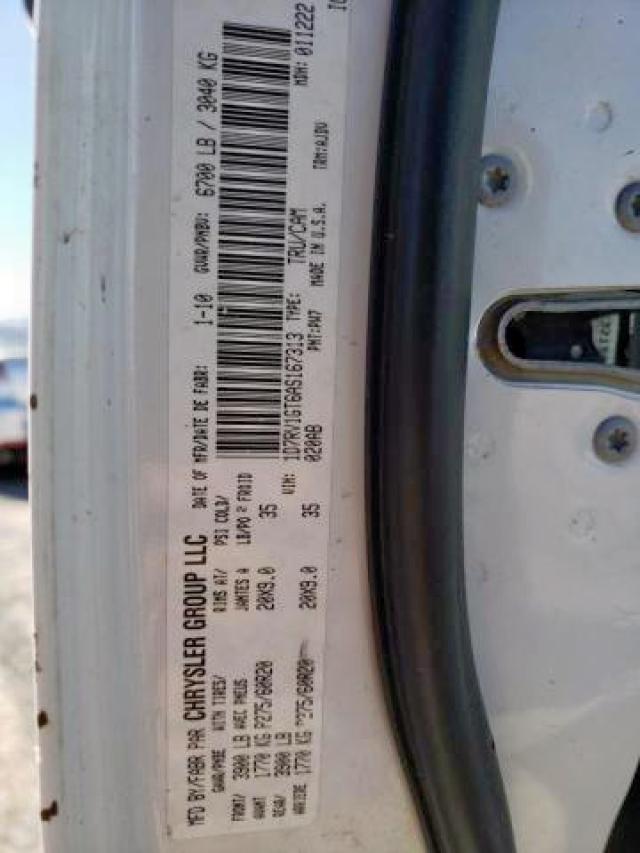 Photo 9 from auction – 2010 DODGE RAM 1500 with VIN 1D7RV1GT6AS167313