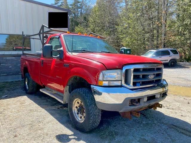 FORD F350 SRW S 2002 with VIN 1FTSF31F72EA56695 - Photo from auction