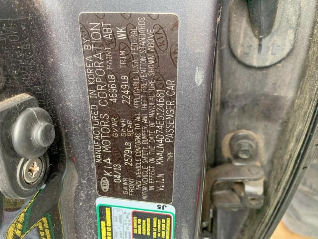 Photo 10 from auction – 2014 KIA CADENZA PR with VIN KNALN4D74E5124681