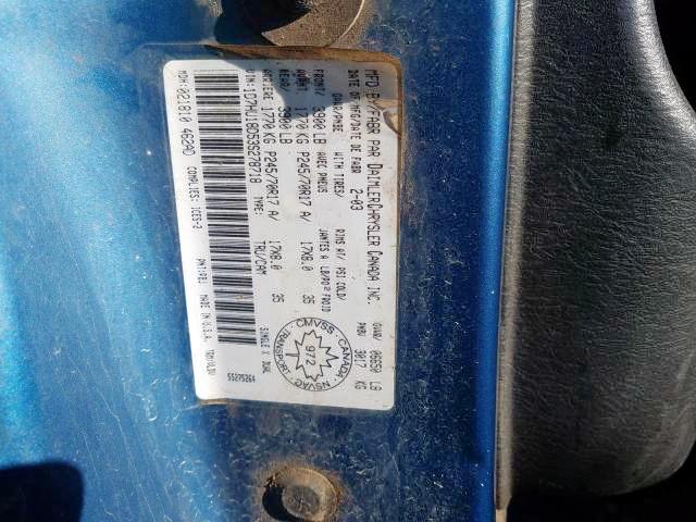 Photo 9 from auction – 2003 DODGE RAM 1500 S with VIN 1D7HU18D53S278718