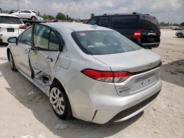 Photo 3 from auction – 2021 TOYOTA COROLLA LE with VIN 5YFEPMAE3MP211885