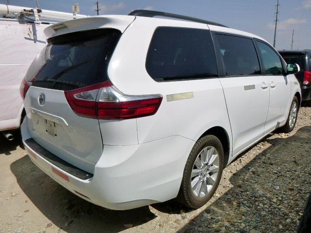 Photo 4 from auction – 2017 TOYOTA SIENNA LE with VIN 5TDJZ3DC4HS162559