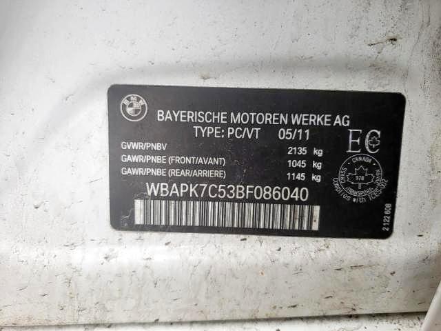 Photo 9 from auction – 2011 BMW 328 XI with VIN WBAPK7C53BF086040