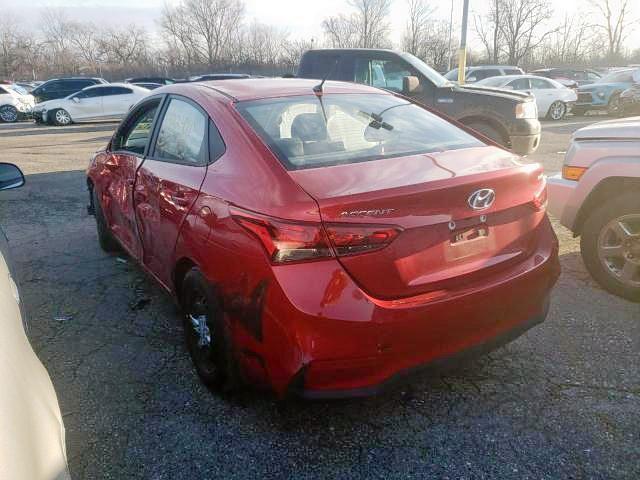 Photo 3 from auction – 2020 HYUNDAI ACCENT SE with VIN 3KPC24A63LE122266