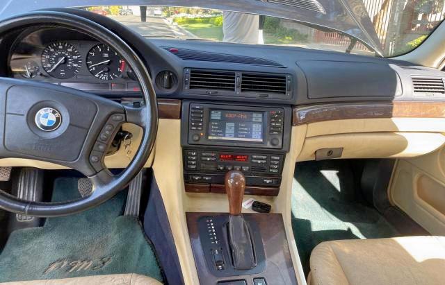 Photo 9 from auction – 2001 BMW 740 IL with VIN WBAGH83461DP31396