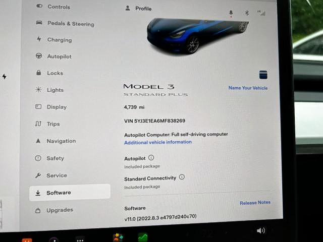 Photo 8 from auction – 2021 TESLA MODEL 3 with VIN 5YJ3E1EA6MF838269