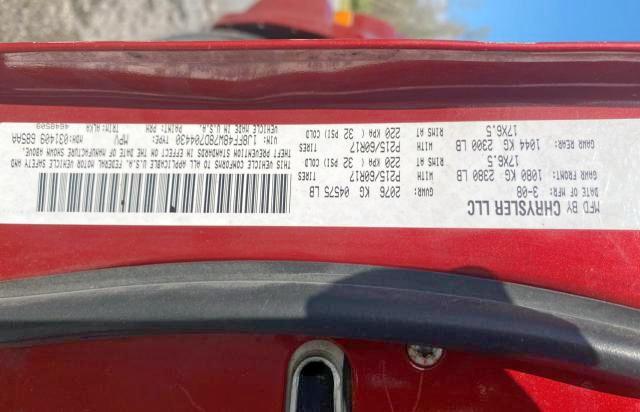 Photo 10 from auction – 2008 JEEP PATRIOT LI with VIN 1J8FF48W78D704430