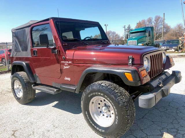 JEEP WRANGLER / 2001 with VIN 1J4FA49S81P327249 - Photo from auction