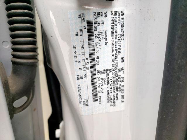 Photo 10 from auction – 2017 FORD FOCUS S with VIN 1FADP3E2XHL263413