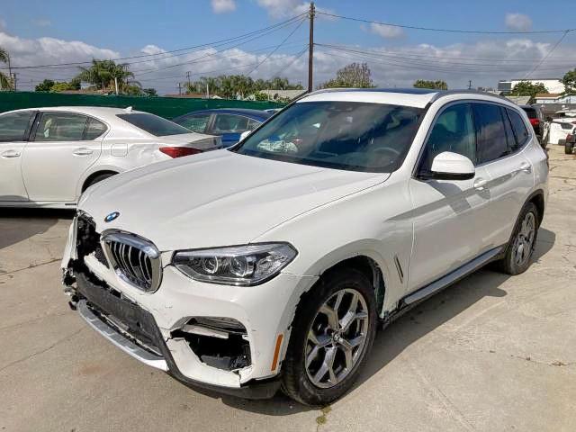 Photo 2 from auction – 2021 BMW X3 SDRIVE3 with VIN 5UXTY3C08M9F04592