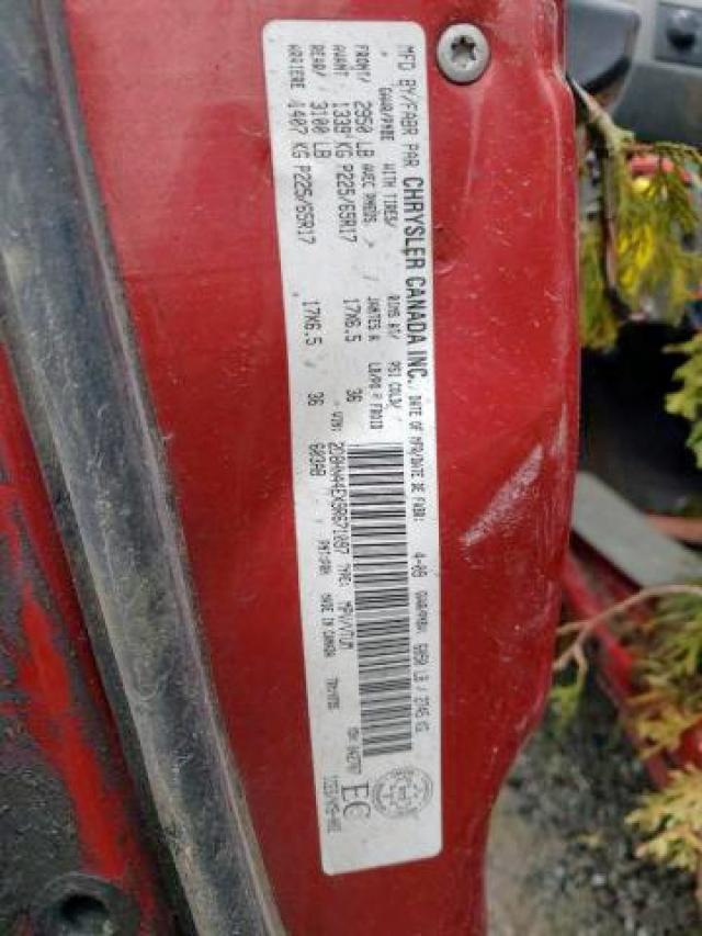 Photo 9 from auction – 2009 DODGE GRAND CARA with VIN 2D8HN44EX9R671097