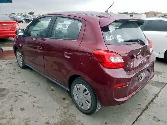 Photo 3 from auction – 2019 MITSUBISHI MIRAGE ES with VIN ML32A3HJ6KH010995